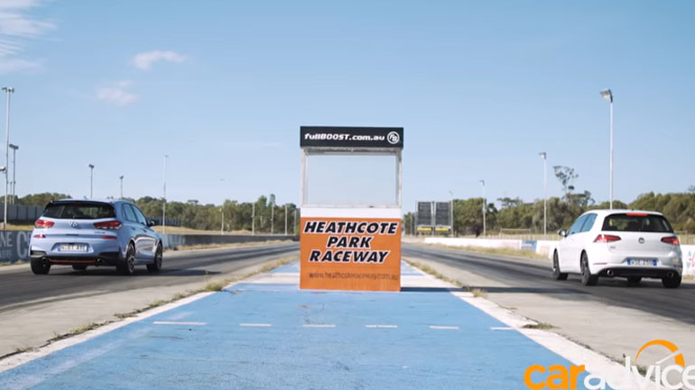 Η πρώτη κόντρα μεταξύ του Hyundai i30 N και του VW Golf GTI